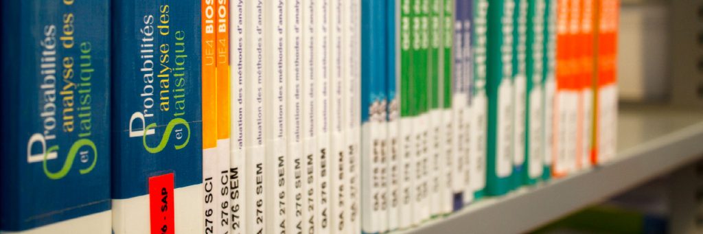 bu-san-1 BU campus sante livres en gros plan