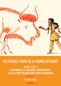 Affiche Journée étude professionnelle "Dans le cadre des 26es Rendez-Vous de la bande dessinée d'Amiens, l'UPJV organise le 3 juin 2022 une journée d'entretiens et de rencontres au Pôle universitaire Citadelle. Sur inscription."