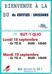 VisiteBUsoissonsQLIOséance1 Calendrier des visites QLIO à la BU de Cuffies 2023.